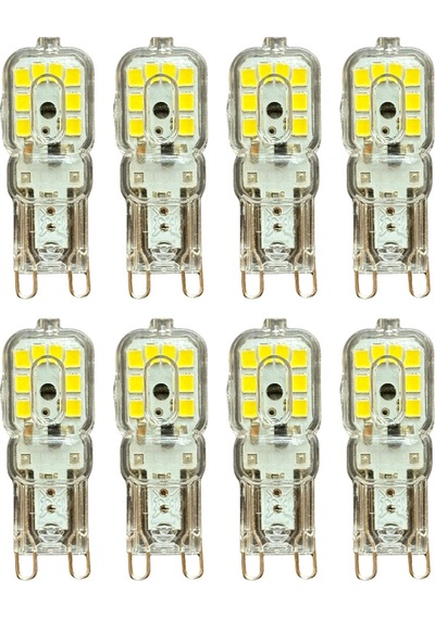 8 Adet Osaka 3w Beyaz Işık 6500k Dim Edilebilir G9 Duylu Led Kapsül Ampul