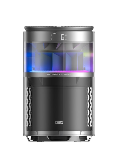 Air Purifier 530as Akıllı Hava Temizleyici, Hepa Filtre, Pm2.5 Lazer Sensör, 18 Db, 90 M², Rgbıc Işık, Pet Care, App Kontrollü Siyah