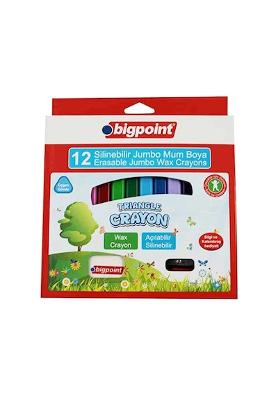 Bigpoint 12’Li Silinebilir Jumbo Mum Boya