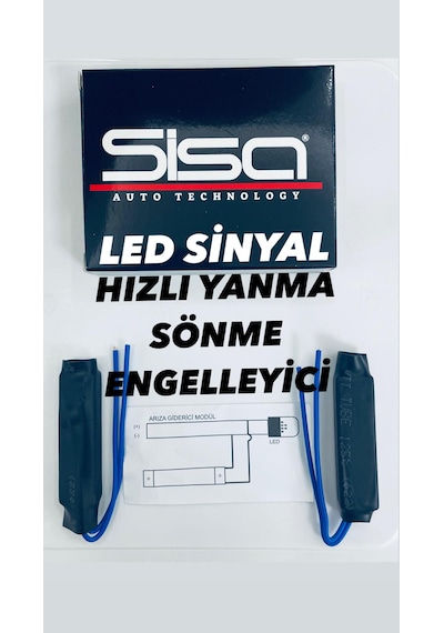 21 Watt Sinyal Hızlı Yanma Sönme Engelleyici Ve Arıza Işığı Yakan Araçlar İçin Arıza Kesici