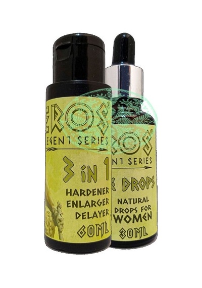 Eros Legent Erkeğe Özeı 3 Özelli Bakım Kremi 60 Ml + Kadınlara Özel Uyarıcıdamıa 30 Ml