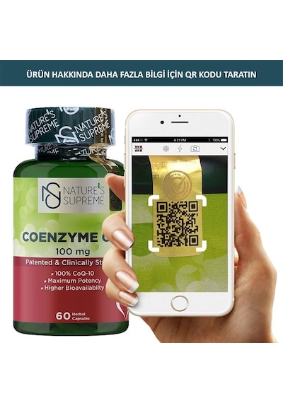 Natures Supreme Coenzyme Q10 100 Mg 60 Kapsül Aromasiz