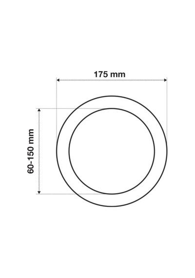 2400 Lm Ip40 X-Plus 24W Beyaz Panellıght 60-150 Mm Ayarlanabilir