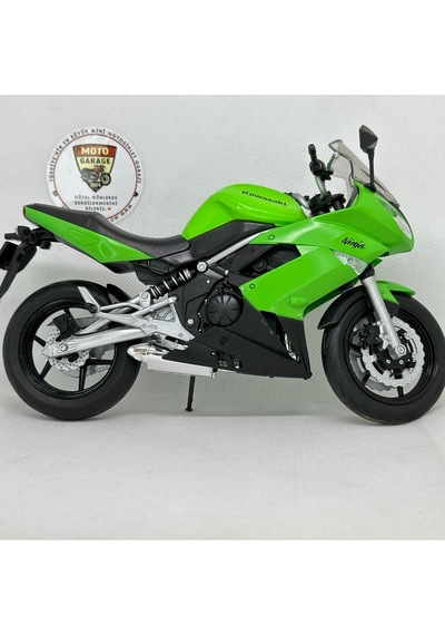 Kawasaki Ninja 650r 1:10 Diecast Lisanslı Motosiklet Model 22 Cm Koleksiyonluk & Biblo Maket