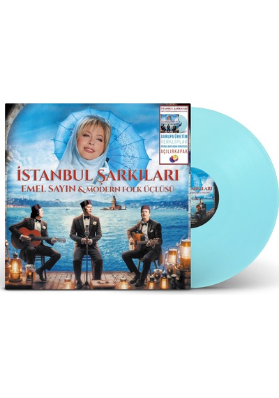 Emel Sayın & Modern Folk Üçlüsü - İstanbul Şarkıları Renkli Plak