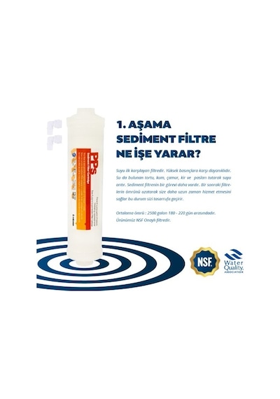 Su Arıtma Kapalı Kasa Su Arıtma Cihazı Filtresi 3'lü Filtre Seti 12 Inç Vidalı Somunlu