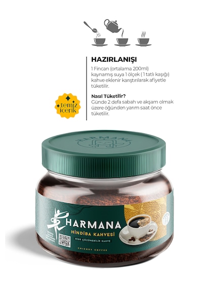 Harmana Hindiba Kahvesi 150 Gr X 2 Adet Granül