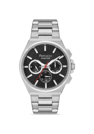 Ferrucci Fcf 1025 03408m.01 Erkek Kol Saati Metalik Gri