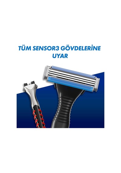 Gillette Sensor3 Tıraş Makinesi Plus 6 Bıçak