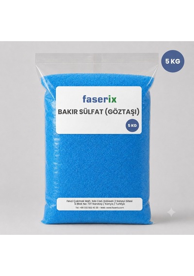 Bakır Sülfat Göz Taşı 1. Kalite-5 Kg