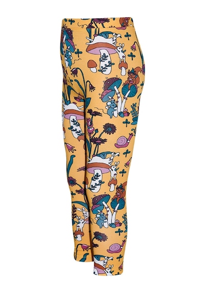 Lovetti Kız Çocuk Cheerful Mushroms Desen Tayt 1355 Çok Renkli
