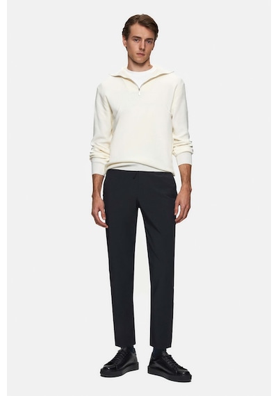 Twn Slim Fit Ekru Düz Örgü Kazak 3ec0622567761 Ekru
