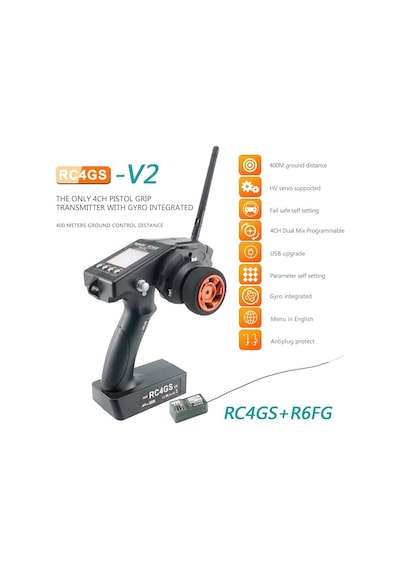 Radiolink RC4GS V2 2.4Ghz Uzaktan Kumanda Radio Kontrol & R6FG Al