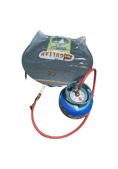 Tüplü Sac Ekmek Sacı Katmer Sacı 55 Cm Hortum Vana Setli