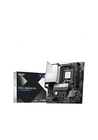 Mb Pro B860m-b Soket 1851 Ddr5 9066mhz Oc 2xm.2 Hdmı Dısplay 5g Lan Matx