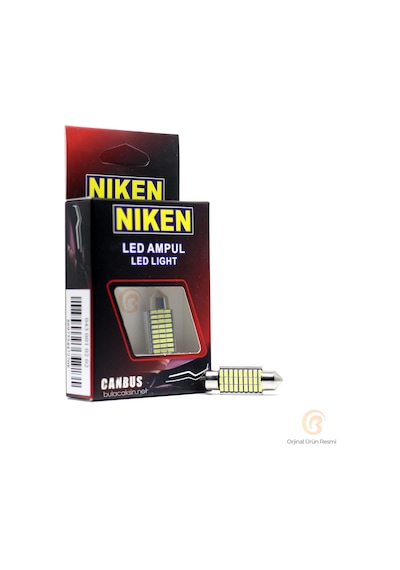 Niken Led Sofit Ampul Set 12V 27 Led’Li 36Mm – Beyaz Işık