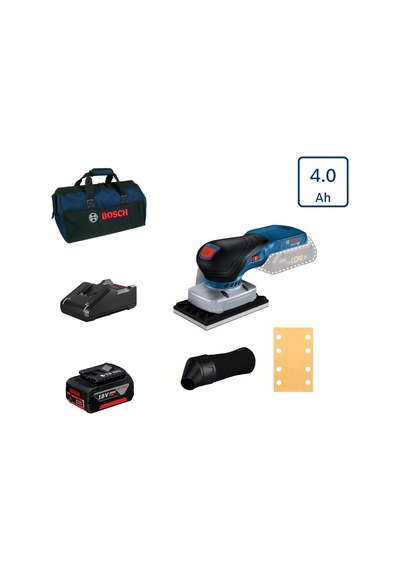 Bosch Gss 18v-13 Akülü Titreşimli Zımpara 4 Amper Bez Çantalı