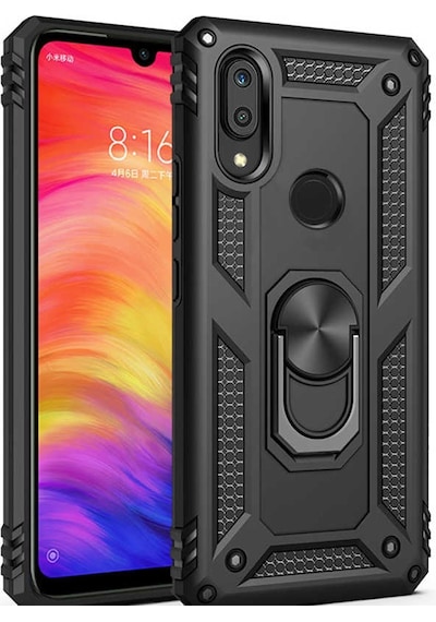 Huawei Y7 Prime 2019 Kılıf Zore Vega Kapak Mavi