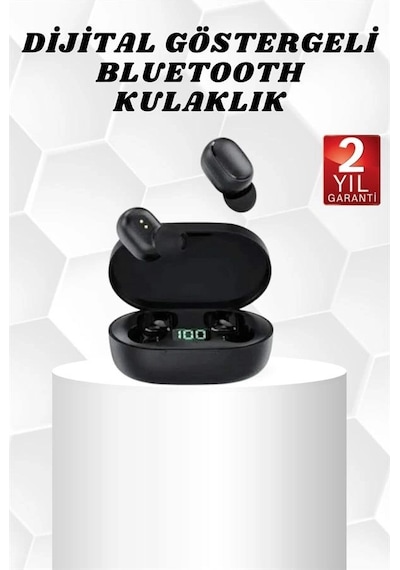 Mey İthalat Kablosuz Tws Kulaklık Kulak İçi Mikrofonlu Bleuetooth Kulaklık Yüksek Ses Kaliteli