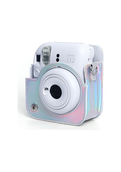 Fujifilm Instax Mini 12 Fotoğraf Makinesi + 10'lu Film + Parlak Kılıf Seti Beyaz