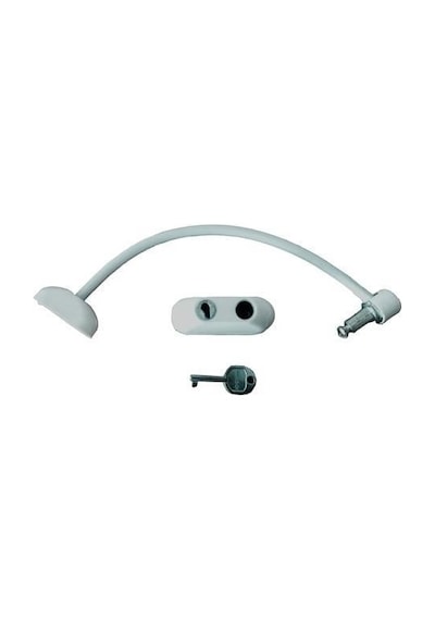 3 Adet Winlock Pencere Guvenlik Kilidi Anahtarlı Çelik Halatlı 22 Cm