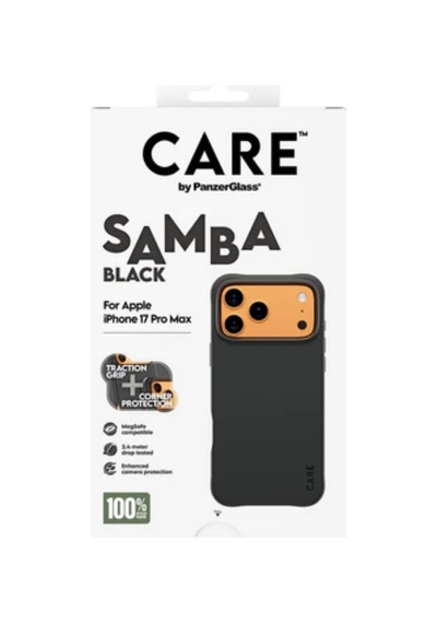 Care By Panzerglass Apple Uyumlu iPhone 17 Pro Max Samba Siyah Magsafe Kılıf Siyah