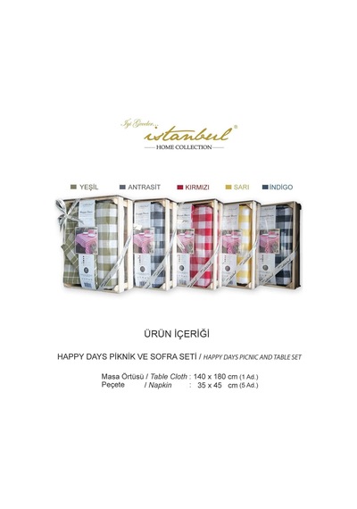İyi Geceler %100 Pamuklu Happy Days Minimal Doğal Ahşap Ekmek Sepetli Sofra Ve Piknik Seti 7 Parça - Antrasit İyi Geceler %100 Pamuklu Happy Days Minimal Doğal Ahşap Ekmek Sepetli Sofra Ve Piknik Seti 7 Parça - Antrasit