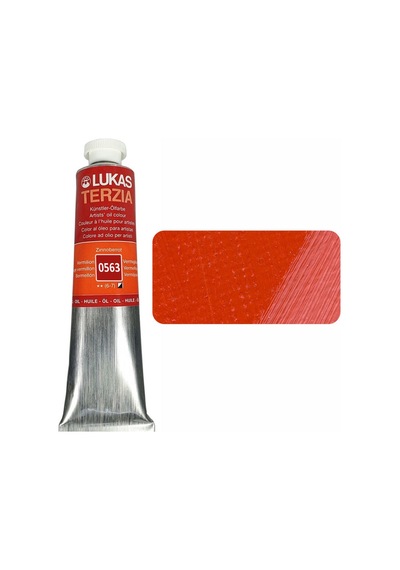 Lukas Terzia 75 ML yağlı Boya Vermılıon Kırmızı 0563