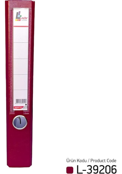 Laçin Klasör Bordo Dar 30 Adet 1 Koli