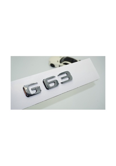 G63 Bagaj Krom Abs 3m 3d Yazı Logo Benz İle Uyumlu