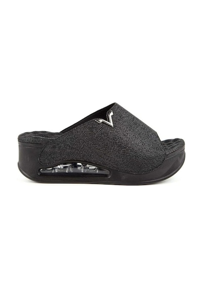 Muya Aero 31212-001 Air Max Anatomik Taban Kadın Terlik Baskılı Siyah 36-40 Siyah