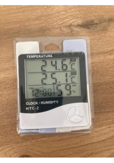 Ayrex Htc-2 Kablolu Termometre Ve Nem Ölçer / İç Ve Dış Ortam Takibi İçin Gelişmiş Çözüm