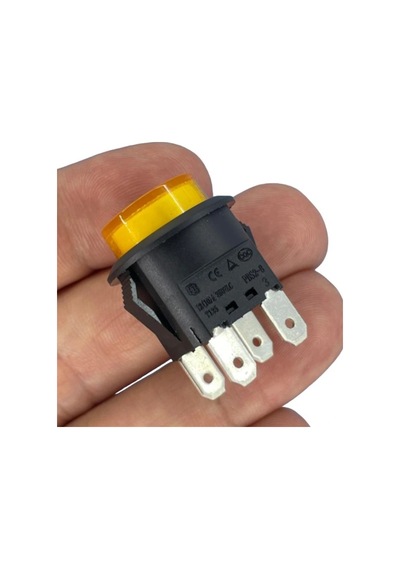 Ic-180n Buton Plastik 22mm 12v 4p Sarı