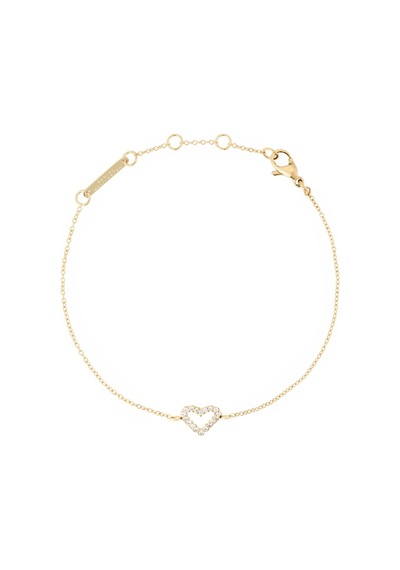 Mirelle Heart Bracelet Gold Altın