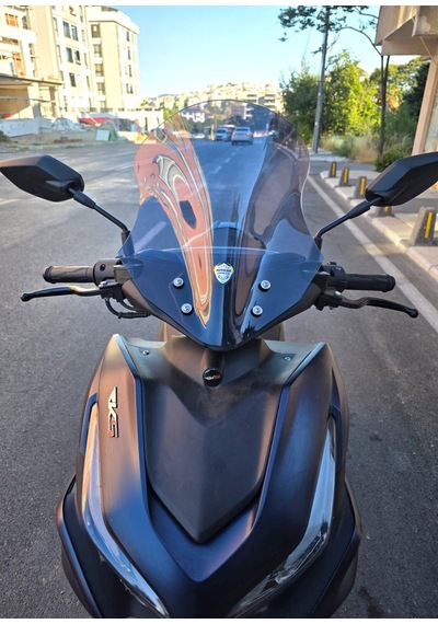 Motocam Kuba Vizy 50 Ön Cam 2025-2026 Model 43cm Füme Renkli Sportif