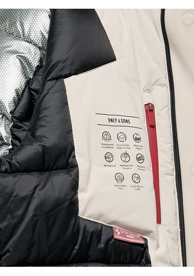 Only & Sons Onsnate Technıcal Jacket Otw Vd Silver Lining Çok Renkli
