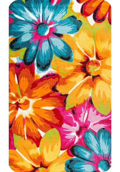 Rovigo Home Baskılı Kaymaz Taban 2 Li Banyo Paspas Takım Rvg5169-100X60-60X50 Çok Renkli