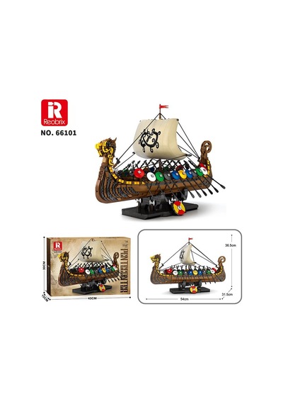 Reobrix Viking Ship 66101 Brick Yapım Seti