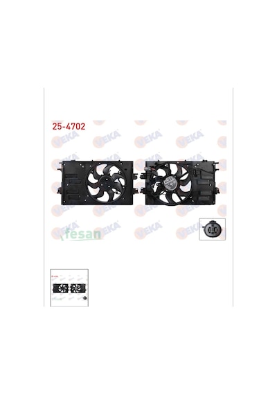 Dacia Duster 1.0-1.3tce 2020 Sandero 1.0-1.tce 2020 Davlumbazlı Fan Motoru
