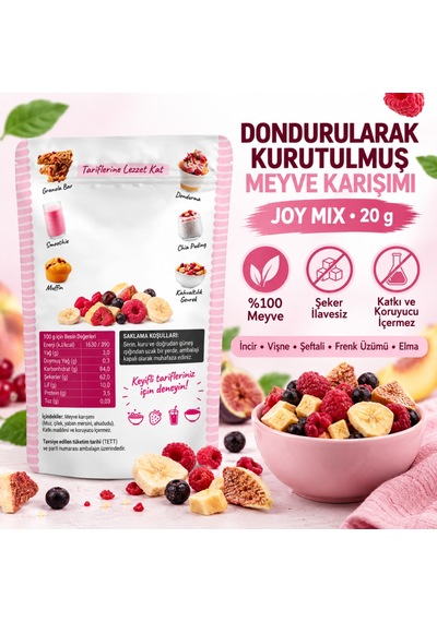 Fresh Dondurularak Kurutulmuş Joy Mix 20 G