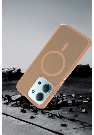 Xiaomi Redmi 15c 4g Jota Magsafe Kapak Çöl Titanyum