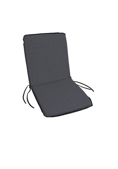 Sandalye Minderi Yıkanabilir Fermuarlı Lastikli 6'lı Gri 4 Cm Sünger Alt 42x42 Sırt 42x42 Gri