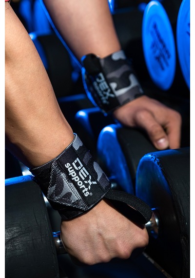 Dex Supports Bileklik Fitness Bilek Desteği Wrist Wraps Kamuflaj 2 Adet