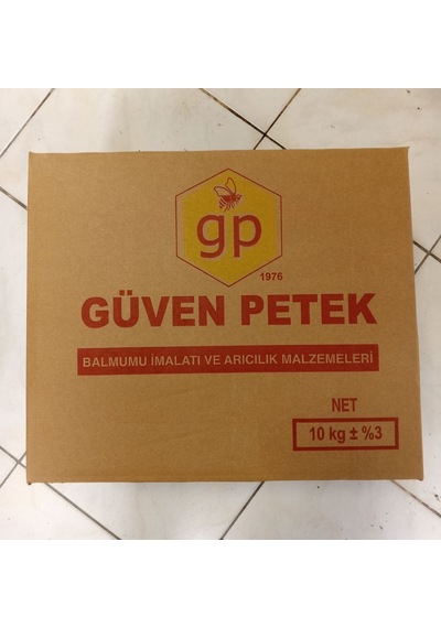 Güven Petek Arı Mumu - 22x41 Cm 10 Kg Muğla - Giresun Tipi