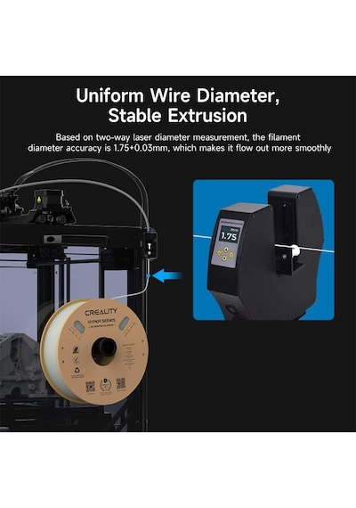 Resmi 3d Yazıcı Filamenti, Hyper Pla Yüksek Hızlı Filament, 1,75 Mm 3d Baskı Filamenti, Yüksek Standart