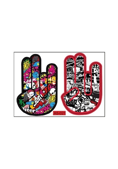 A5 Sticker 031 Tek Paket Çoklu Sticker Standart