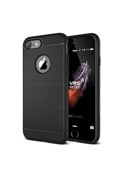Vrs Vrs89198 Vrs 8 / 7 New Simpli Fit Kılıf Phantom Siyah, İnce Arka Kapak 50 x 22
