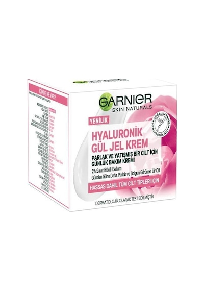 Hyaluronik Gül Jel-krem - Parlak Ve Yatışmış Bir Cilt Için Günlük Bakım Kremi
