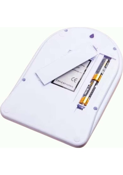 Mutfak Tartısı Dijital Göstergeli Hassas Tartı 10 Kg Kapasiteli Gri 92700106