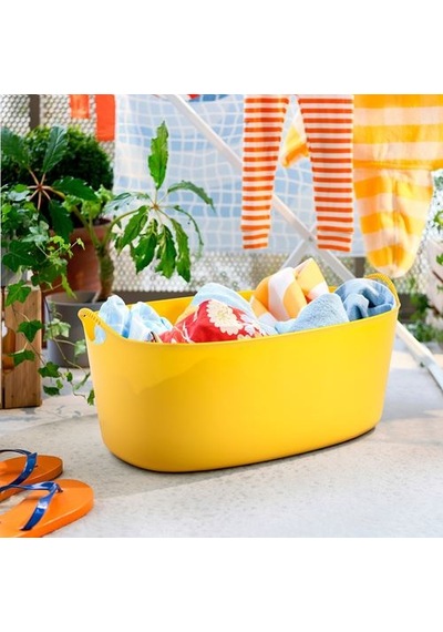 Ikea Torkıs Çamaşır Sepeti, Sarı, 35 Lt